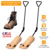 One Pair Boot Stretcher Adjustable Width Shoe Shaper Wooden Boot Widener Expander for Women