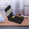 Unisex PU Leather Wallet RFID Blocking Slim Bifold Credit Card Holder with Money Clip