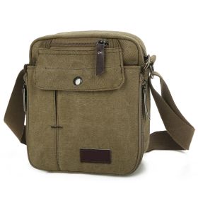 Unisex Crossbody Bags Canvas Phone Tablet PC Shoulder Bag Credit Card Key Messenger Purse (Option: KAH)