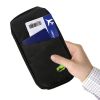 Travel Passport Wallet 12Cells Ticket ID Credit Card Holder Water Repellent Documents Phone Organizer Zipper Case Business Trip Daily Use