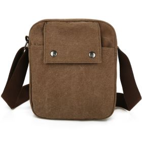 Unisex Crossbody Bags Canvas Phone Tablet PC Shoulder Bag Credit Card Key Messenger Purse (Option: COF)
