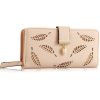Women Wallet PU Leather Lady Long Purse Phone Clutch Case Credit Card Holder 11 Card Slots 1ID Window 5 Money Pouch