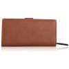 Women Wallet PU Leather Lady Long Purse Phone Clutch Case Credit Card Holder 11 Card Slots 1ID Window 5 Money Pouch