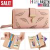 Women Wallet PU Leather Lady Long Purse Phone Clutch Case Credit Card Holder 11 Card Slots 1ID Window 5 Money Pouch