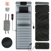 Full Body Electric Massage Mat with Heat Vibration Massage Pad Cushion Back Massage Mattress Chair Pad with Neck Massager Lumbar Pillow with 10 Vibrat
