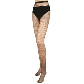 Women Fishnet Tights Sexy High Waist Fishnet Pantyhose Stretchy Mesh Hollow Out Tights Stockings w/ Small Medium Large Hole Choices (Option: S)