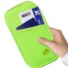 Travel Passport Wallet 12Cells Ticket ID Credit Card Holder Water Repellent Documents Phone Organizer Zipper Case Business Trip Daily Use