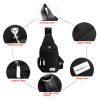 Unisex Sling Backpack Nylon Chest Shoulder Crossbody Bag Travel Sports Cycle Knapsack