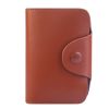 Credit Card Holder Wallet PU Leather Snap Closure Purse Accordion Case with 12 Pcs Card Slots