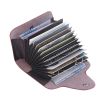 Credit Card Holder Wallet PU Leather Snap Closure Purse Accordion Case with 12 Pcs Card Slots