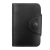 Credit Card Holder Wallet PU Leather Snap Closure Purse Accordion Case with 12 Pcs Card Slots