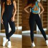 Women\'s Sports YOGA Workout Gym Fitness Jumpsuit
