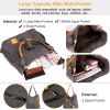 Ladies Canvas Tote Bag Multifunctional Purse Handbag Adjustable Shoulder Rucksack Convertible Backpack Wear-Resistant Dirt-Proof For Women School Offi