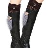 Women Winter Crochet Knit Leg Warmers