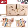 Women Wallet PU Leather Lady Long Purse Phone Clutch Case Credit Card Holder 11 Card Slots 1ID Window 5 Money Pouch