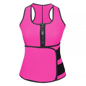 Waist Trainer For Women Body Shaper Waist Slimmer Clincher Trimmer for Weight Loss (Option: RoseRed_2XL)