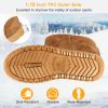 Women Ladies Snow Boots Waterproof Faux Suede Mid-Calf Boots Fur Warm Lining Shoes