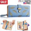 Women Wallet PU Leather Lady Long Purse Phone Clutch Case Credit Card Holder 11 Card Slots 1ID Window 5 Money Pouch