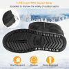 Women Ladies Snow Boots Waterproof Faux Suede Mid-Calf Boots Fur Warm Lining Shoes