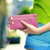 Luxury Women’s Leather Clutch Wallet Card Holder Phone Case Purse