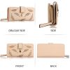 Women Wallet PU Leather Lady Long Purse Phone Clutch Case Credit Card Holder 11 Card Slots 1ID Window 5 Money Pouch