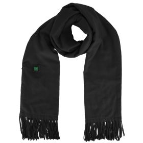Electric Heated Winter Scarf USB Heating Neck Wrap Unisex Heated Neck Shawl Soft Warm Scarves 3 Heating Modes for Outdoor Cycling Skiing Skating (Option: Black)
