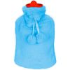 2L Hot Water Bottle w/ Plush Cover Classic Natural Rubber Hot Water Bag Feet Warmer For Pain Relief Hot Compress Heat Therapy Warm Neck Shoulders