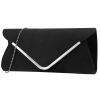 Women Clutch Wallet Bags For Party Wedding Soft Handbag Portable Thin Envelop Evening Purse for Bridal Dating